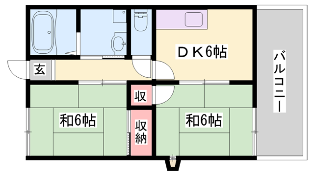 物件間取画像