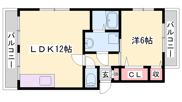 物件間取画像