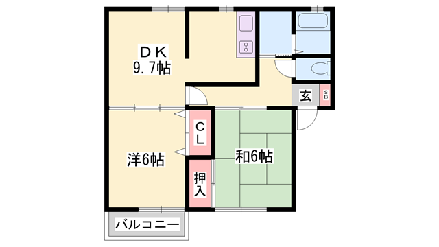 物件間取画像