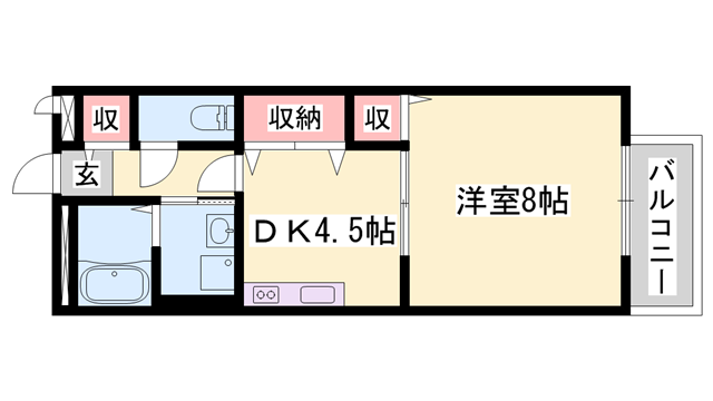 グリーンハイム鵤の物件間取画像
