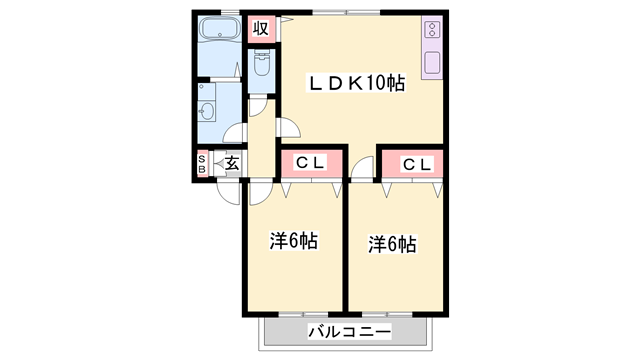 物件間取画像