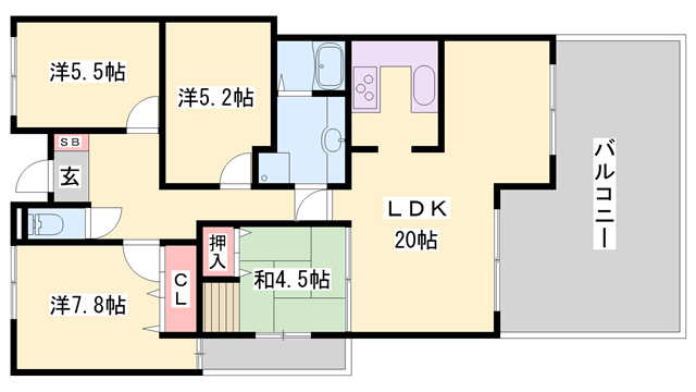 物件間取画像