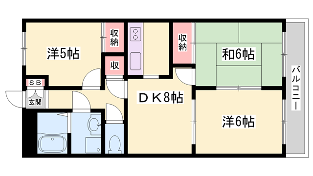 物件間取画像