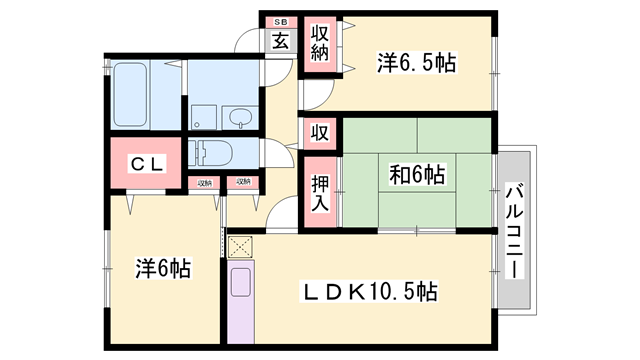 物件間取画像