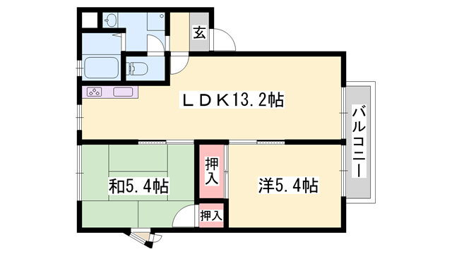 物件間取画像