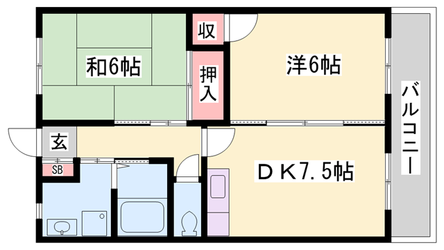 物件間取画像