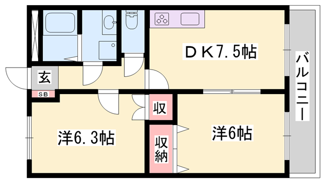 物件間取画像