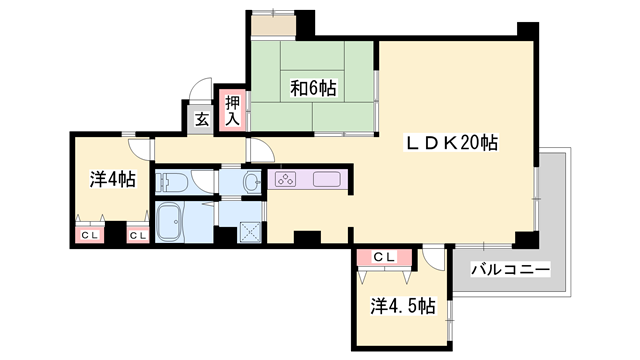 物件間取画像