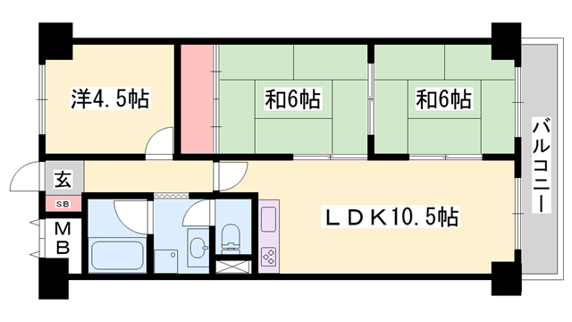 物件間取画像