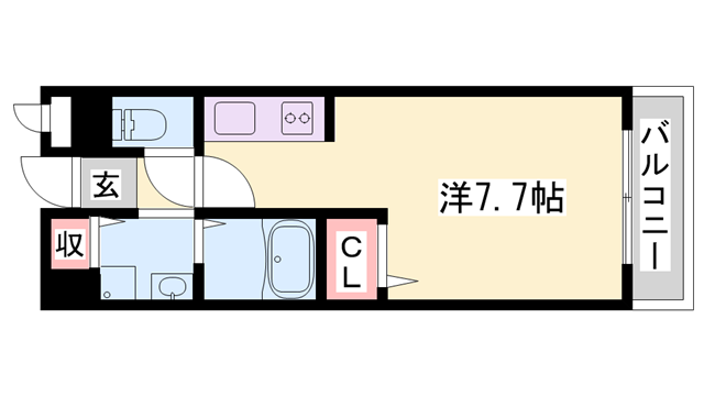 シュープリームの物件間取画像