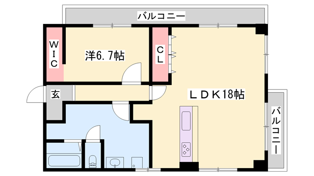 コーポラスエルの物件間取画像