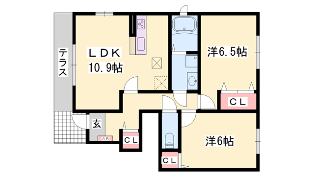 物件間取画像