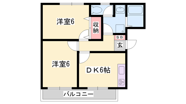 物件間取画像