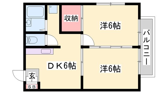 物件間取画像