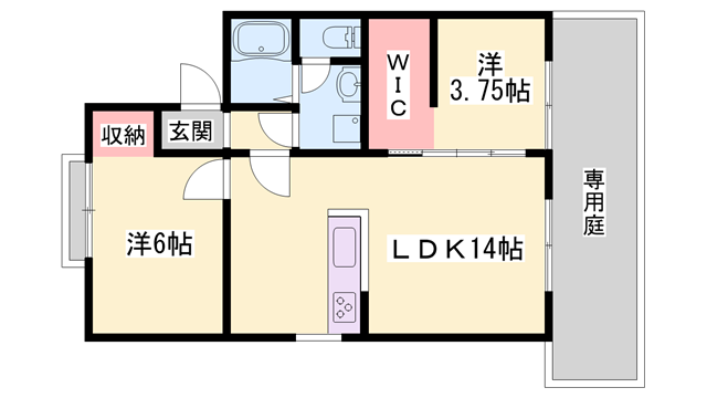 物件間取画像