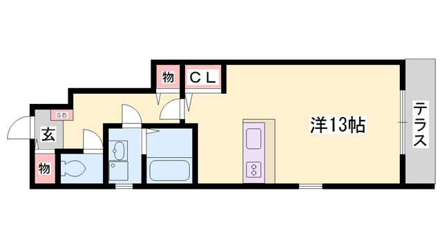 シュロスしらさぎの物件間取画像