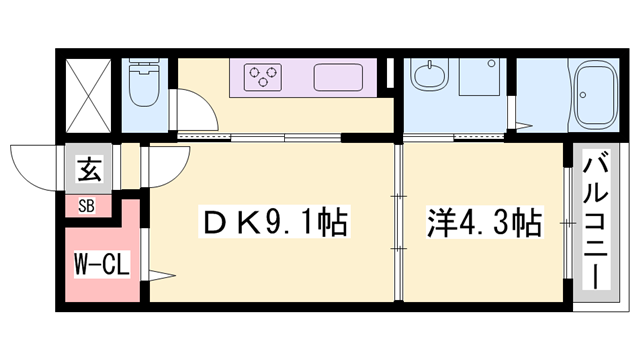 物件間取画像