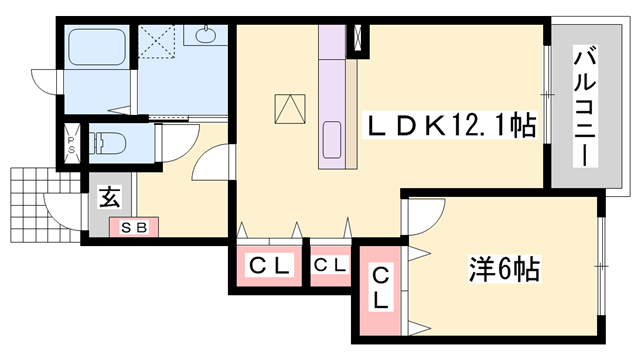 物件間取画像