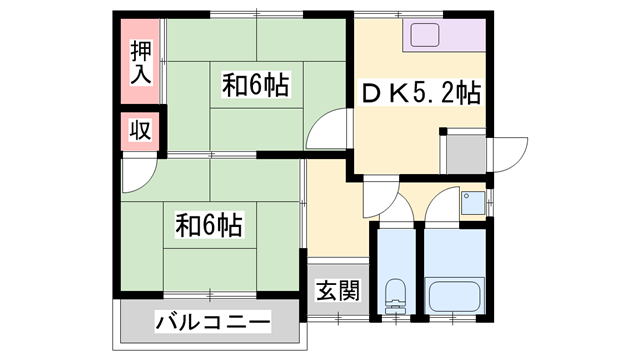 物件間取画像
