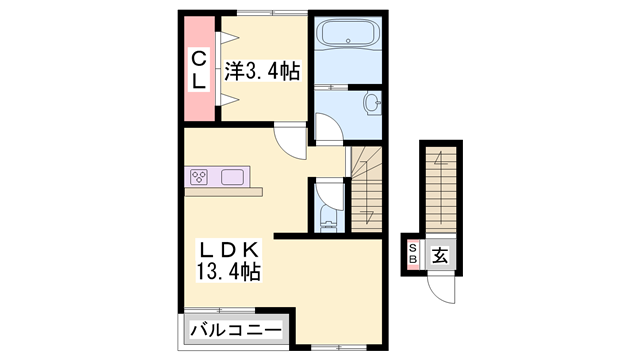 物件間取画像