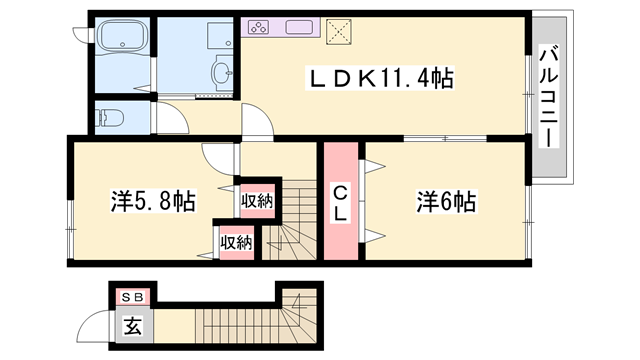 物件間取画像