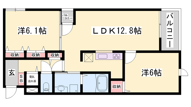 物件間取画像