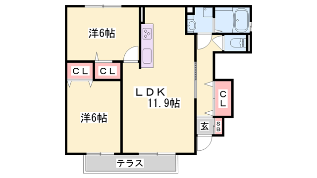 物件間取画像