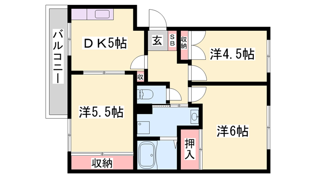 物件間取画像