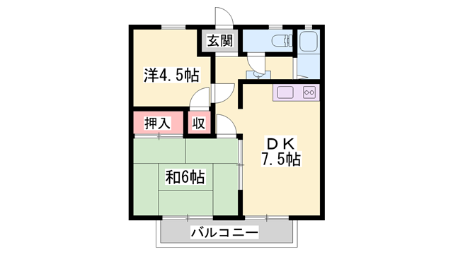 物件間取画像