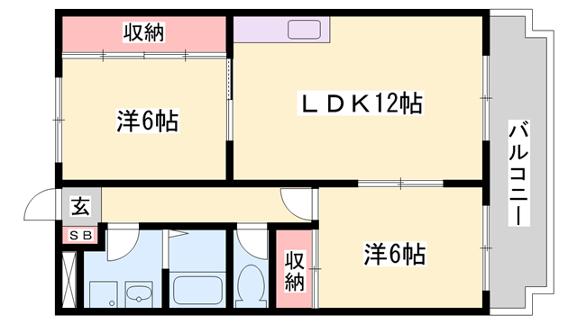 物件間取画像