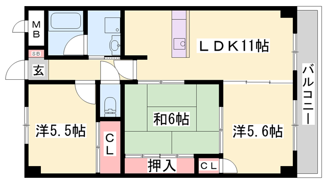 アパルト永良川の物件間取画像