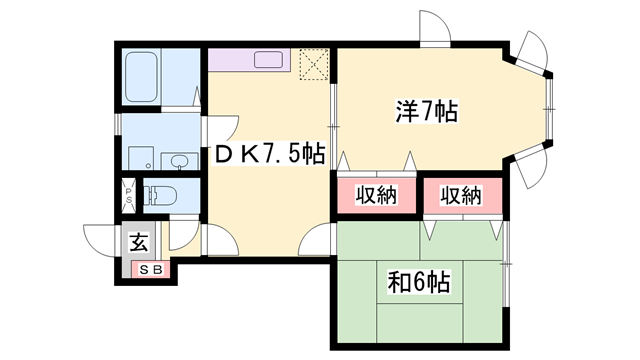 物件間取画像