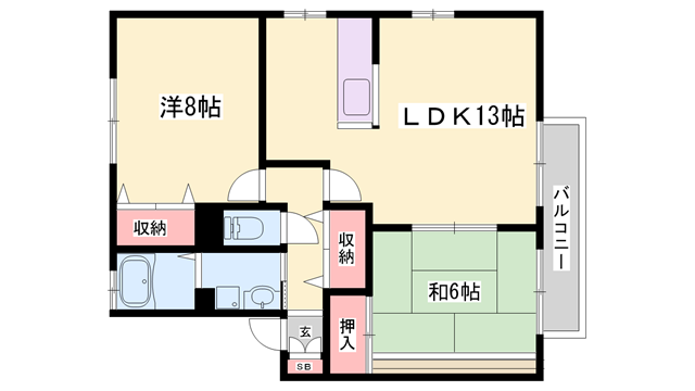 物件間取画像