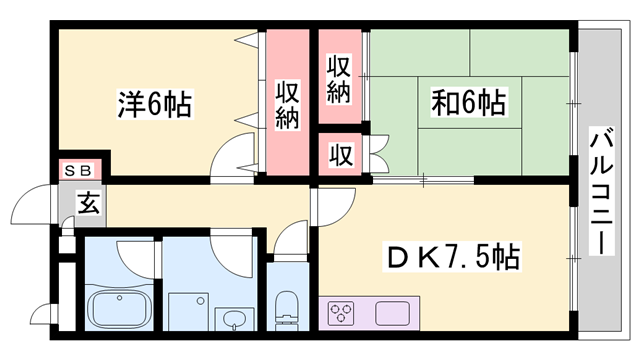 物件間取画像