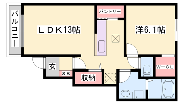 物件間取画像