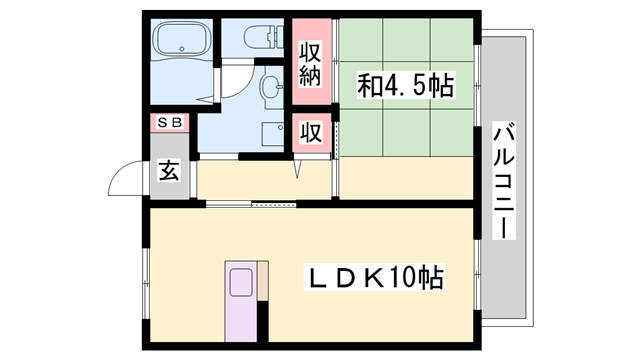 物件間取画像