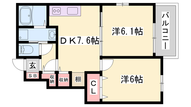 物件間取画像