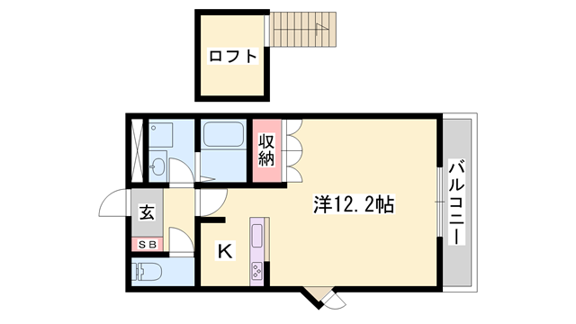 アシュランスの物件間取画像