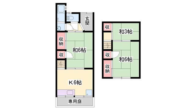 物件間取画像