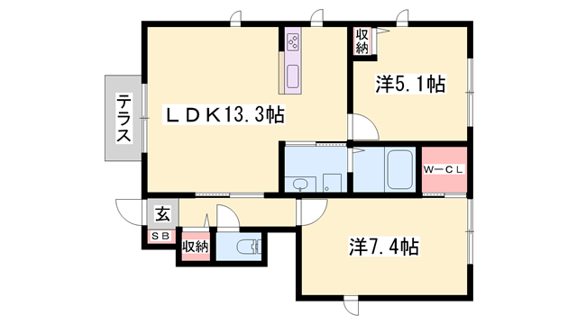 物件間取画像