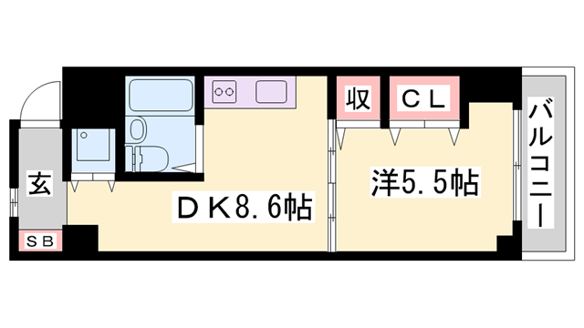 物件間取画像