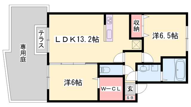 KOBE 8番館の物件間取画像