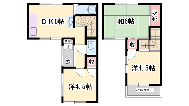 物件間取画像