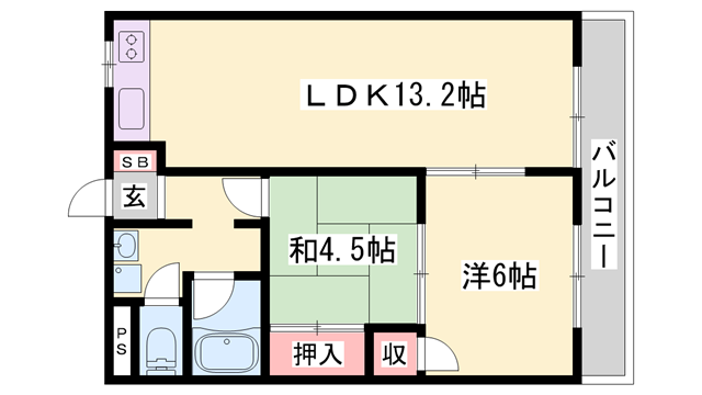 グランドールFの物件間取画像