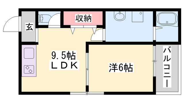 たくみマンションの物件間取画像