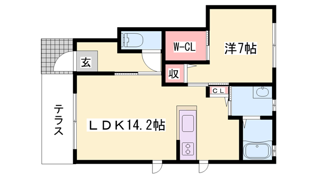 物件間取画像