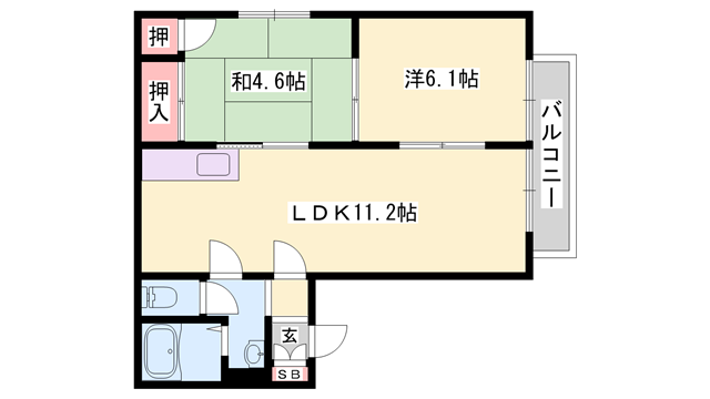 物件間取画像