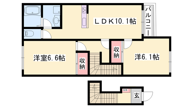 物件間取画像