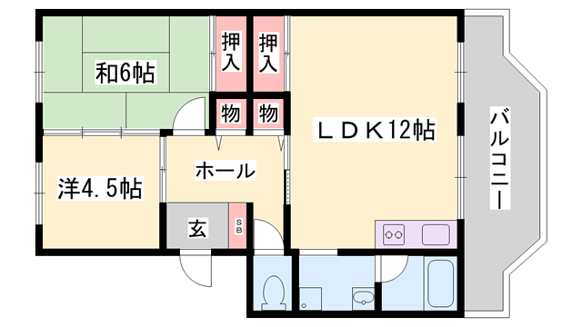 物件間取画像