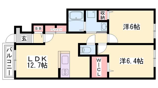 物件間取画像
